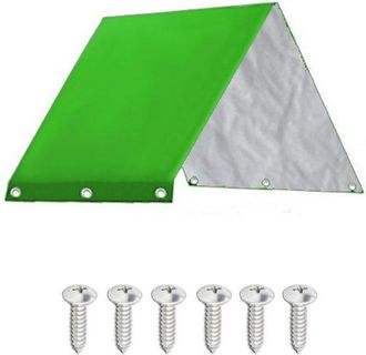 OEM Lona Para Techo, 226 X 132 Cm, Tejido Oxford Impermeable Con Revestimiento Plateado, Techo De Repuesto, Cubiertas De Patio, Tumbonas, Etc