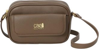Cavalli Tassen, Dames, Beige, ONE Size, Leer, Shoulder Bags