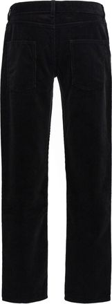 Saint Laurent Mens Black Cotton Casual Pants