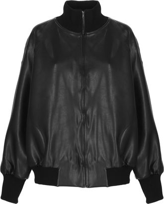 Norma Kamali Synth Leather Jacket