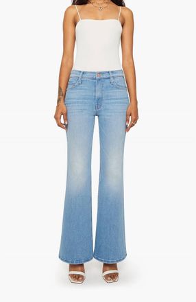 Mother Lil Doozy Wide Leg Jean In Blue