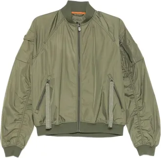 Save The Duck Bomber Jackets, female, Green, Size: S Lil Bomber Jacket