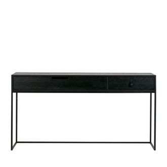 Woood Mesa auxiliar en madera de roble negro