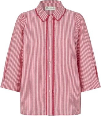 Lollys Laundry Shirts - Dames - Overhemden - Rood - XL - Overhemden