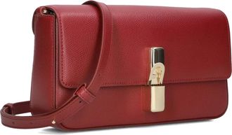 Furla Tassen, Dames, Rood, ONE Size, Wol, Bordeaux Crossbody Tas voor Stijlvolle Vrouwen