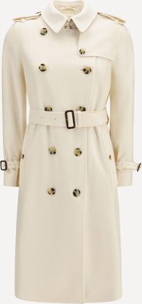 Burberry Long Kensington cashmere Trench Coat Female 10