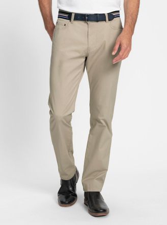 Br&uuml;hl 5-Pocket-Hose BR&Uuml;HL, Herren, Gr. 27, Unterbauchgr&ouml;ssen, beige, 98% Baumwolle, 2% Elasthan, unifarben, lang, Hosen 5-Pocket-Hose