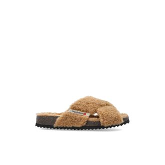 Diesel Sliders, female, Brown, Size: 10 US D-Woodstock-Sa Slides