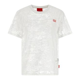Diesel Pr-T-Nots-Mati-R T-shirt - female - Diesel - T-Shirts - White - S - Tops