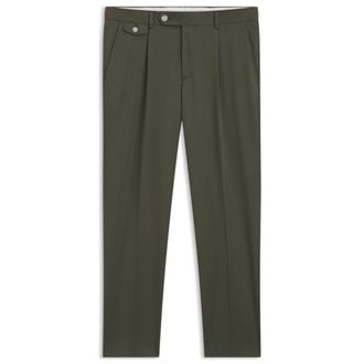 BOSS Tapered-fit pants in a cotton blend