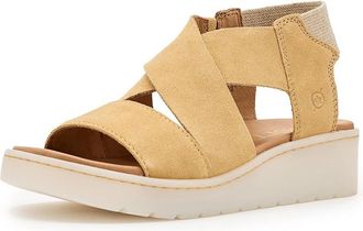 Born Kirby Womens Wedge Shoes Yellow : 11 M, Leather/Rubber/Suede