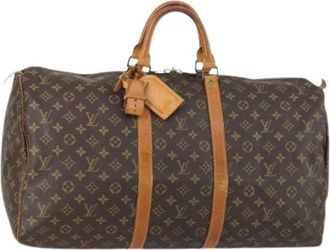 Louis Vuitton Pre-owned Weekend Bags, female, Brown, Size: ONE SIZE Pre-owned Weekend Bag