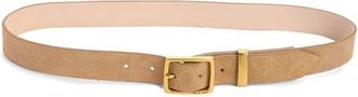 Rag & Bone Boyfriend Belt in Peanut Suede at Nordstrom, Size Small
