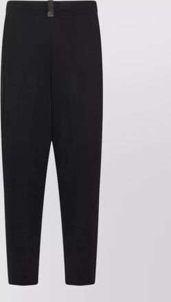 Fabiana Filippi trousers belt loop elastic waistband pleated front