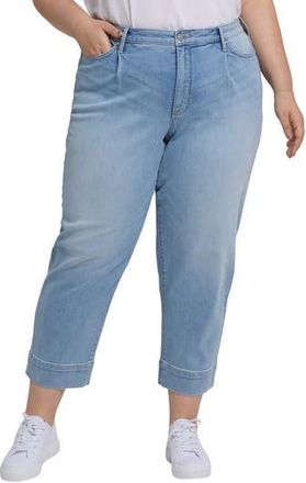 NYDJ Pleated High Waist Ankle Balloon Jeans in Santiago Sea at Nordstrom Rack, Size 22W