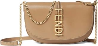 Fendi Fendigraphy wallet-on-chain - Brown