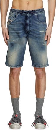 Diesel Chino shorts in Jogg Jeans - Denim short pants - Man - Blue