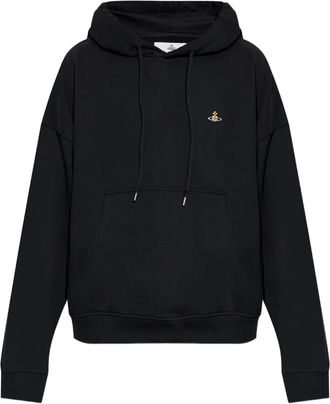 Vivienne Westwood Felpa con ricamo Orb e cappuccio - Nero