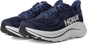 Hoka One One Clifton 10 Mens Shoes Navy/White : 10.5 4E - Extra Wide, Synthetic
