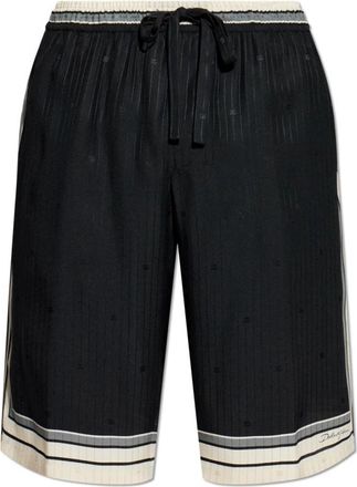 Dolce & Gabbana Silk Shorts - Heren - Korte Broeken - Zwart - 2XL - Korte Broeken