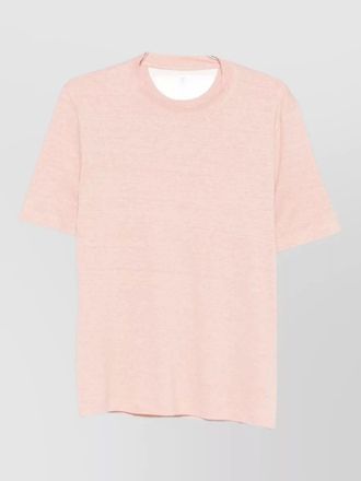 Brunello Cucinelli linen blend short-sleeve t-shirt
