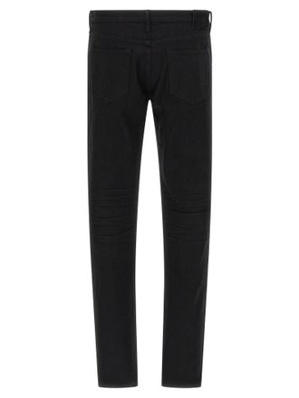 Tom Ford Garment-Dyed Selvedge Stretch Jeans - Black