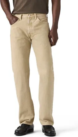 Levi's 501 Original Fit Straight Leg Jeans in Yellow Sand Gd at Nordstrom, Size 30 X 32