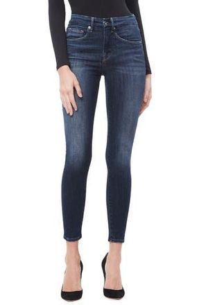 Good American Good Legs Crop Skinny Jeans in Blue260 at Nordstrom Rack, Size 24