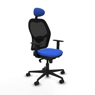 Piqueras y Crespo Silla De Oficina Con Cabecero Jorquera Piqueras Y Crespo 1d036n1 Azul