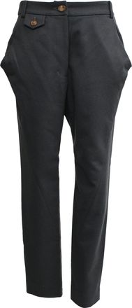 Vivienne Westwood Tapered Trousers in Black Wool
