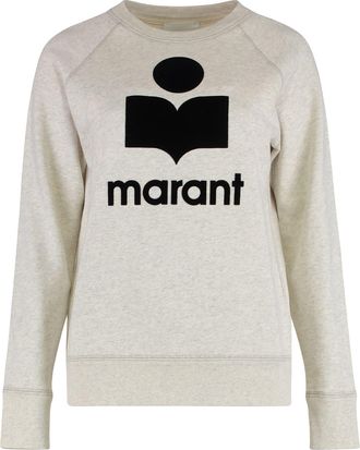 Isabel Marant Millyny Cotton Blend Crew-neck Sweatshirt