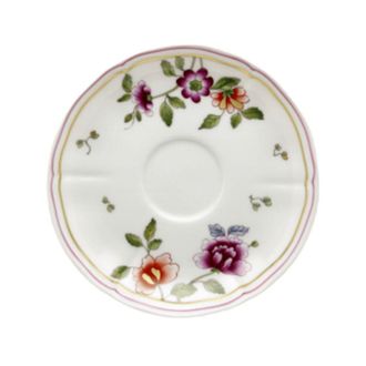 Ginori 1735 Granduca Coreana Coffee Saucer, Antico Doccia Shape