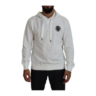 Dolce & Gabbana Hombre, Sudaderas, Blanco, Talla: M