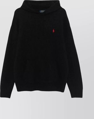 Ralph Lauren crewneck sweater drawstring hood