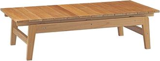 ModWay Discontinued Modway Outdoor Bayport Outdoor Patio Teak Wood Coffee Table