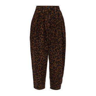 AllSaints Loose-fit Jeans, female, Brown, Size: XS Becca Barrel Leg Denim Pants