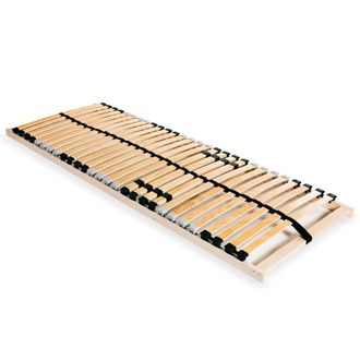 vidaXL Vidaxl - Somier De L&aacute;minas Sin Colch&oacute;n Con 28 Listones 7 Zonas 70x200 Cm