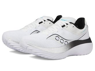 Saucony Mens Kinvara Pro Mens Shoes White/Black : 8.5 D - Medium, Textile