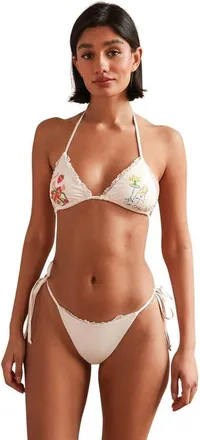 Dippin' Daisy's Swimwear Bondi Cheeky Bikini Bottom in Ecru at Nordstrom, Size X-Large