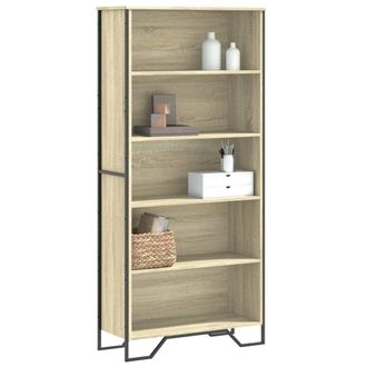 Berkfield Home Book Cabinet Sonoma Oak 80x31x169 cm Engineered wood in Brown | Size: 80 x 31 x 169 cm