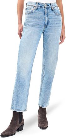 Rag & Bone Harlow Mid Rise Ankle Straight Leg Jeans in Lou1 at Nordstrom, Size 29