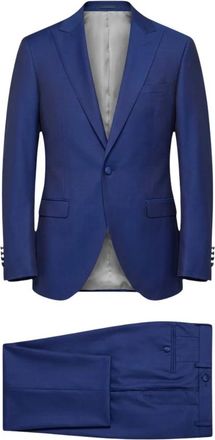 Paoloni Single Breasted Suit - Heren - Business pakken - Blauw - L - Kostuums
