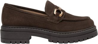 Nero Giardini Mocassini in Camoscio - - Shoes - Donna - Marrone - 41 EU