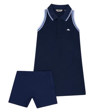 Ellesse Polokleid ELLESSE OTRAN TENNIS DRESS, Damen, Gr. 36, N-Gr, navy, Obermaterial: 50% Baumwolle, 48% Polyester, 2% Elasthan, Kleider Polokleid, f&uuml;r sport
