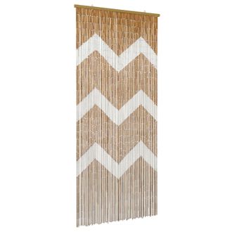 vidaXL Cortina De Puerta Insectos Multicolor 90 X 200 Cm Bamb&uacute; Vidaxl