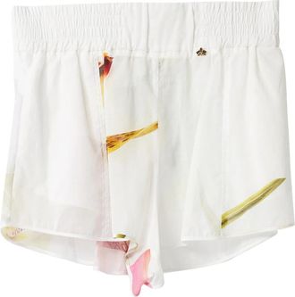 Genny Orchidee Mousseline Shorts - Dames - Bermuda - Veelkleurig - S - Katoen - Korte Broeken