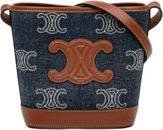 Celine Pre-owned Bolso Cubo de Mezclilla - Pre-owned - Mujer - Azul - ONE SIZE