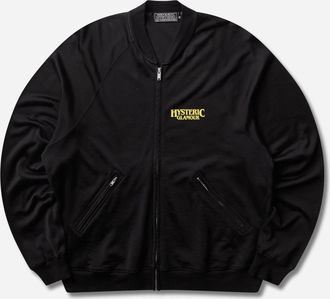 Hysteric Glamour Men s Satanic Woman Zip Sweatshirt Black