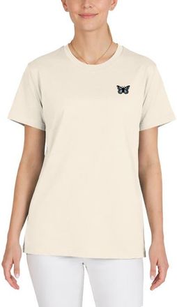 Dalix Butterfly Womens Relaxed Tee in Natural at Nordstrom, Size Xx-Large