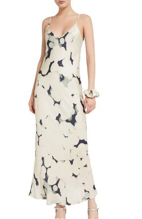 ottod'Ame Printed Viscose Long Dress in Ecru at Nordstrom, Size 42 It